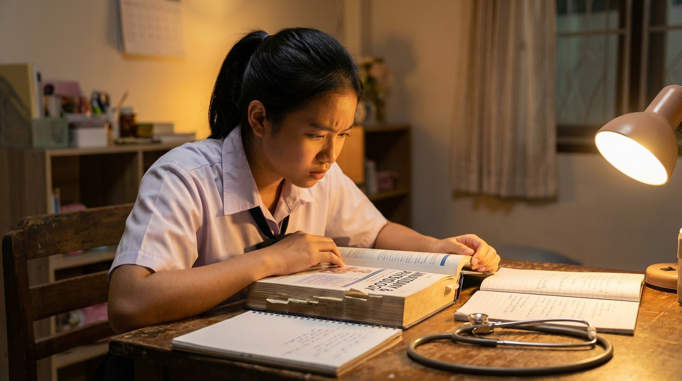 간호학을 공부하는 마리아